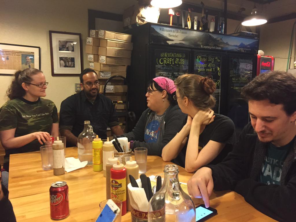 jmikola's tweet image. Introducing your graduating class for #WurstCon #PNWPHP!