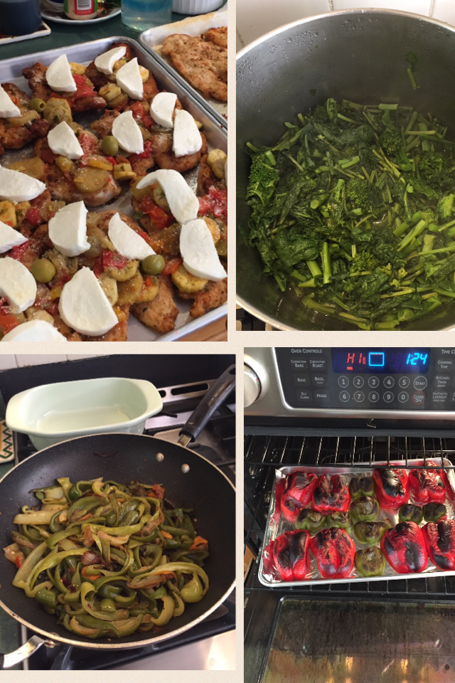 Little bit of cooking this Sunday! Veggies from the garden!👍 love having my family  pic-collage.com/_e4Q5MaPn