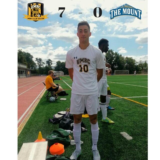 UMBCMCS's tweet image. Armando Ercole scored a hattrick