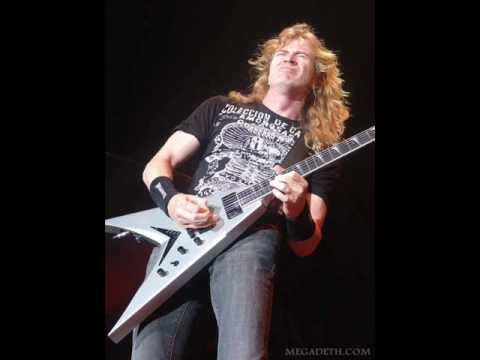 Happy Birthday to Dave Mustaine, amazing lead guitarist of heavy metal band, Megadeth, 54 today (13th September). 