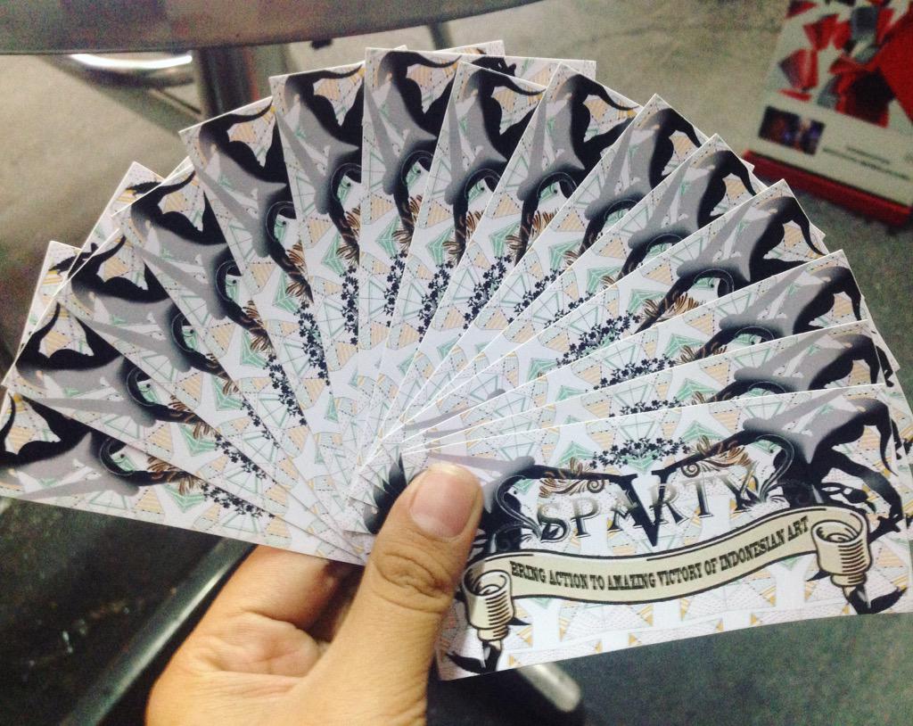 Hii guys! We'll back feel your fictory with us at SPARTY V @ SMAN111 jak-ut 9 oct. Presale just 20k! Wanna? Pc!