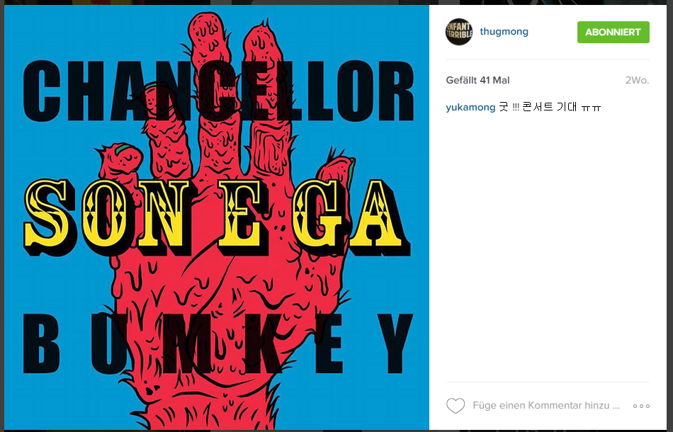Mong_Love's tweet photo. MC Mong then advertised the song again without a caption http://t.co/CmfrjKg76l