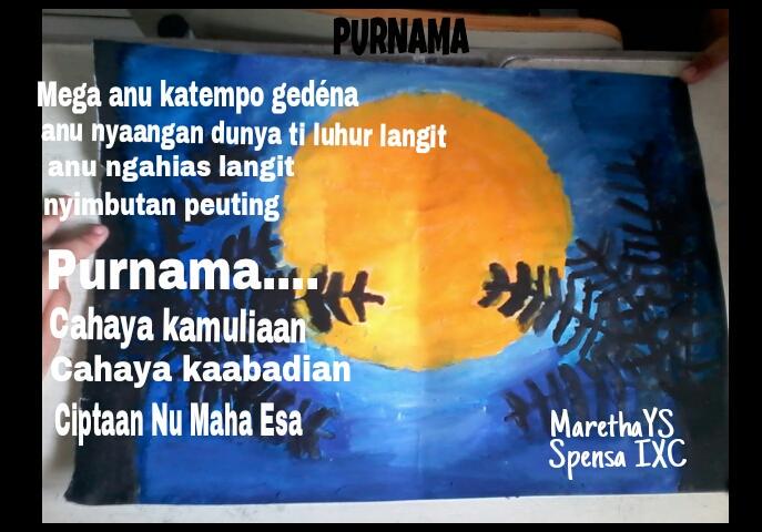 MarethaYulianaS's tweet photo. Sajak sareng lukisana kang hehe #Purnama @DediMulyadi71 @kotapurwakarta @info_purwakarta http://t.co/eKONypLLo7
