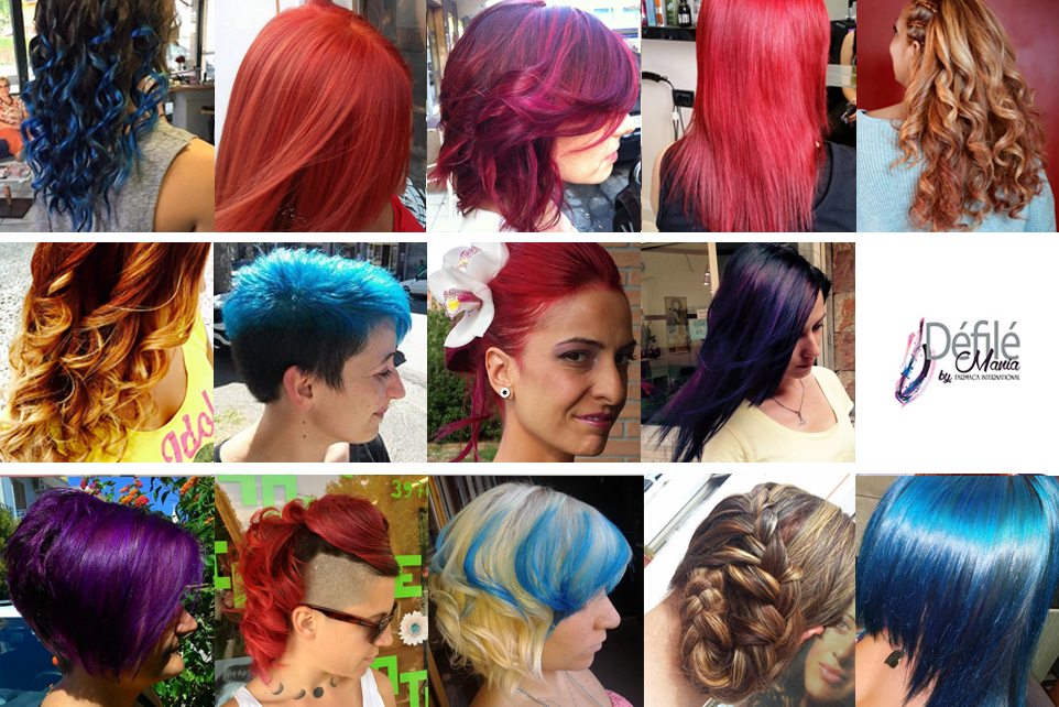 FarmacaInt's tweet photo. La Défilé Mania continua: grazie! #rainbowhair #capelli #hairstyle http://t.co/M300gTjbTL