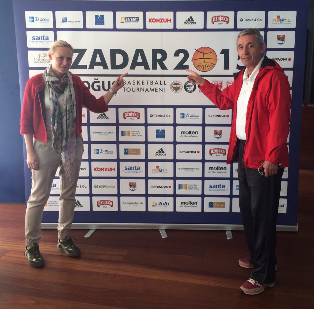 Strong #basketball great org. Zdenka Zrilic S-Event  @fcb_basketball