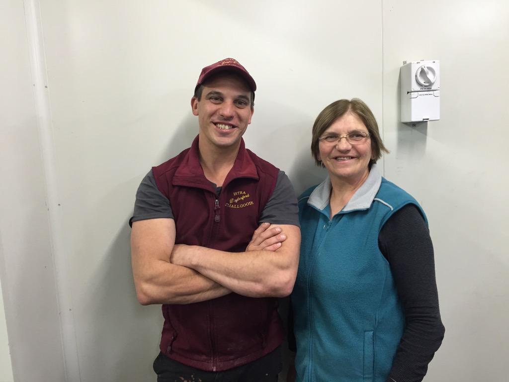 MaryAnneThomas's tweet photo. Great to tour Istra smallgoods in #Musk today - a thriving regional Vic business and salami eaters heaven. #springst http://t.co/qBchGDSJb9