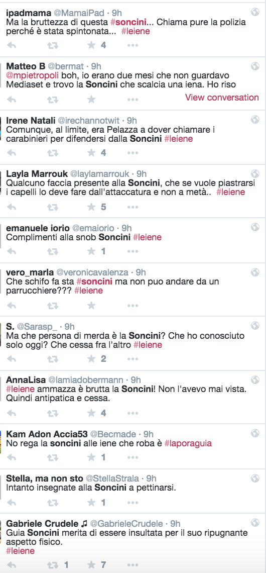lasoncini's tweet photo. riepilogando le mansioni percepite dall'internet: io ho il dovere d'essere bona, miss italia quello d'essere colta. http://t.co/vOf77CZlKA