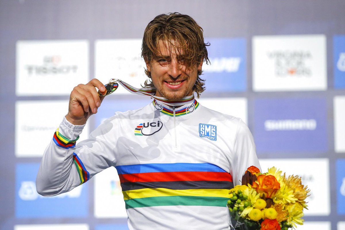 Retweet if you think <a href="/petosagan/">Peter Sagan</a>, brand new world champion, is the ideal ambassador for the sport of cycling