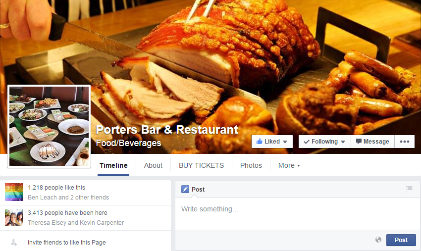 Porters Restaurant tweet media