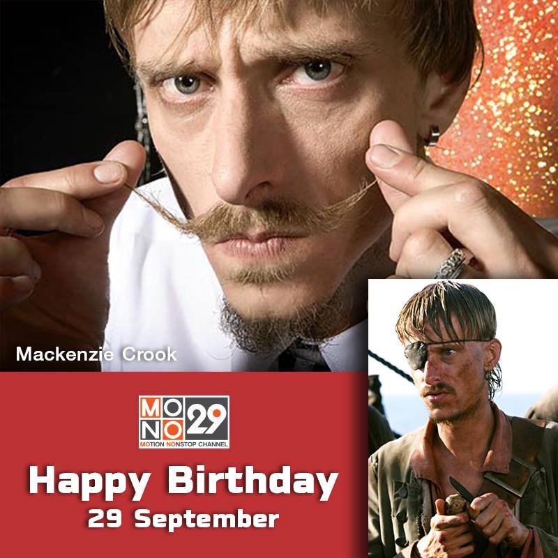 29 September
Happy Birthday *Mackenzie Crook*
(Pirates of the Caribbean/Solomon Kane/Solomon Kane) 