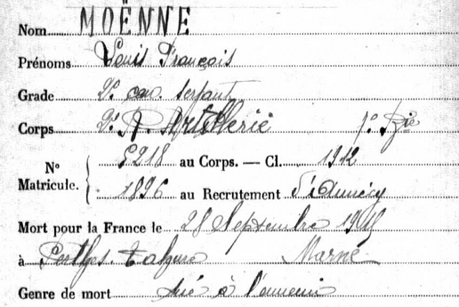 PoloS111's tweet photo. #1J1P 28 Sept 1915 : Louis François MOENNE de #Marcellaz #HtSavoie 2e CS au 2e RAC (7e batt) #MPLF à #PertheLesHurlus http://t.co/oVicpj7XQX