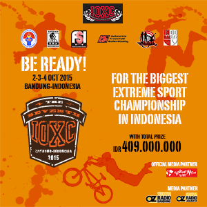 OZRadioJakarta's tweet photo. #IOXC2015 The Biggest Extreme Sport Championship in Indonesia (2-4/10) at Telkom Univ. Buah Batu Bandung @extremeina http://t.co/UDi6Weg0B5