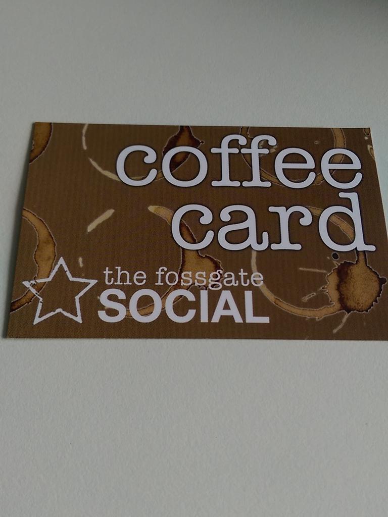 Steve_Tighe's tweet photo. I'm the proud owner of a coffee card from the @fossgatesocial ! I'll be over shortly to give it go. Thanks very much! http://t.co/YFcrMjjftS