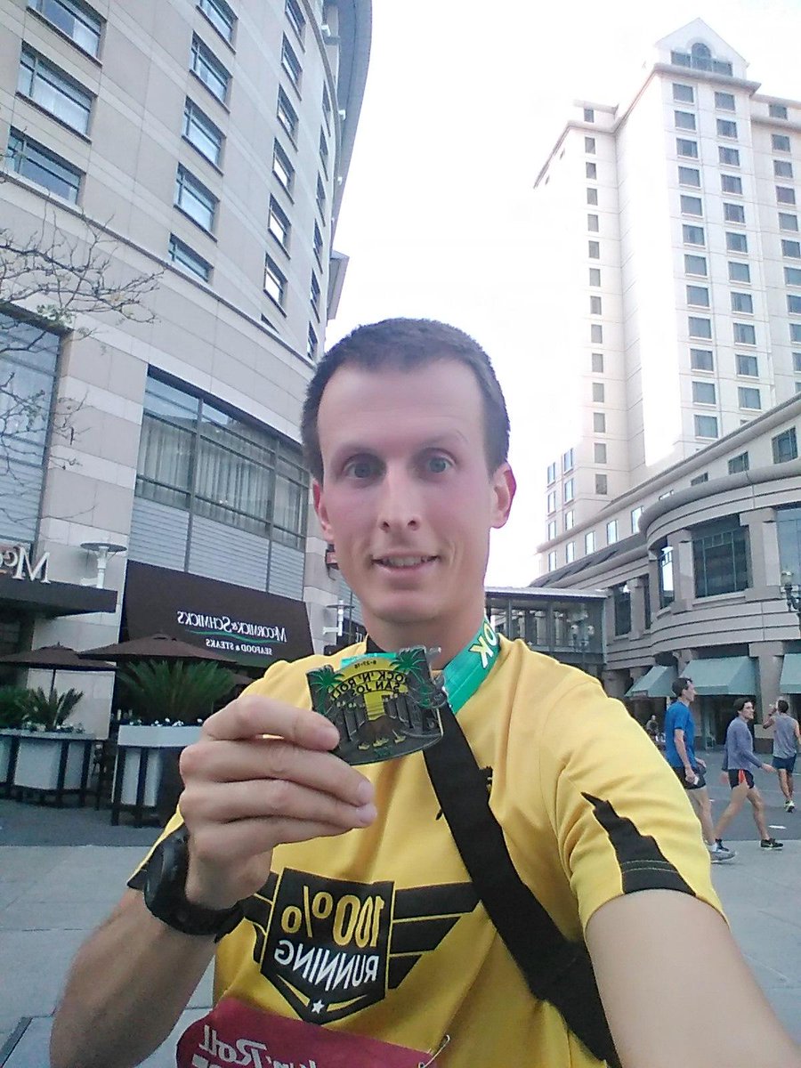 Gran experiencia en la 1a carrera en USA #RnRSJ con el equipo #EMDB15 💪🌉😉