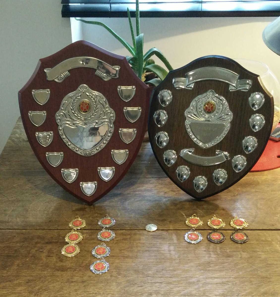 HampsteadBowmen's tweet photo. A great haul of trophies and medals for HB at this year's Short Metric Presentation Shoot. Well shot everybody! http://t.co/vHjxZzPt8c