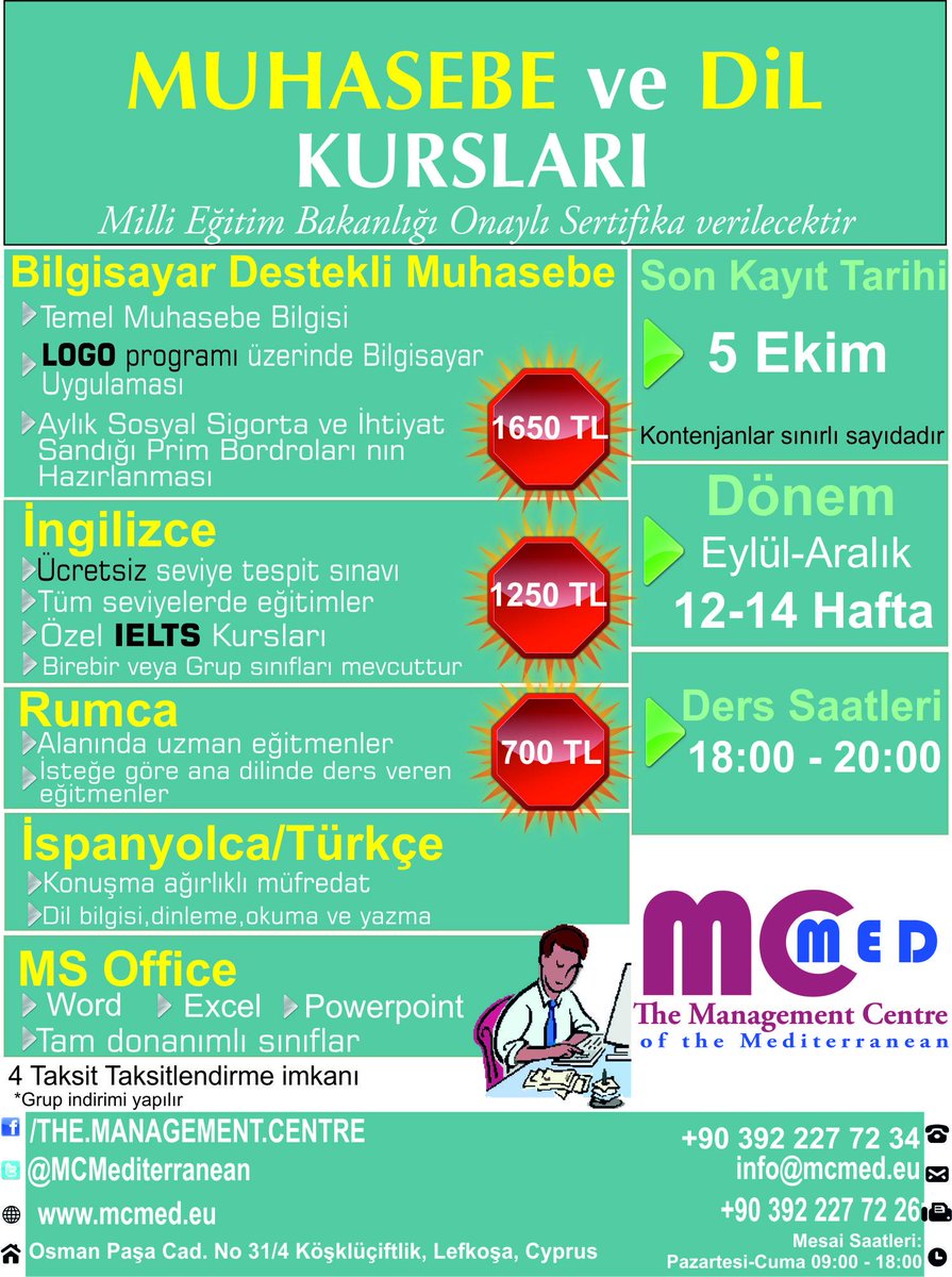 MCMediterranean's tweet photo. 5 Ekim'e kadar devam ediyor! #kurs #kisiselgelisim #danısmanlık #dil #eğitim #ders #mcmed #picoftheweek #picoftheday http://t.co/6tTZMchVpd