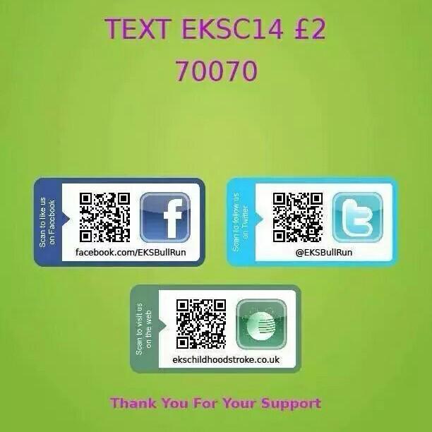 EKSBullRun's tweet photo. Help raise awareness of childhood strokes pls RT and follow #childhoodstrokeawareness  #follow #followback #love #... http://t.co/1FIpL0AzFT