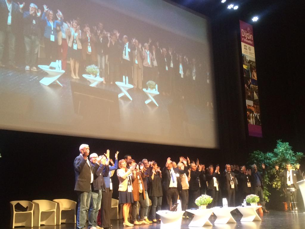 SandrineTourism's tweet photo. #OTF15 Le congrès de Dijon se termine par un ban Bourguignon. RDV à Chambéry en 2017 #OTF17 http://t.co/JwONgQBUQ5