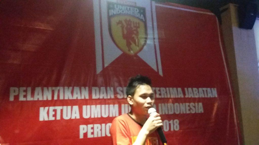 Sambutan Ketua Umum baru @UtdIndonesia periode 2015-2018 @rnoldmax