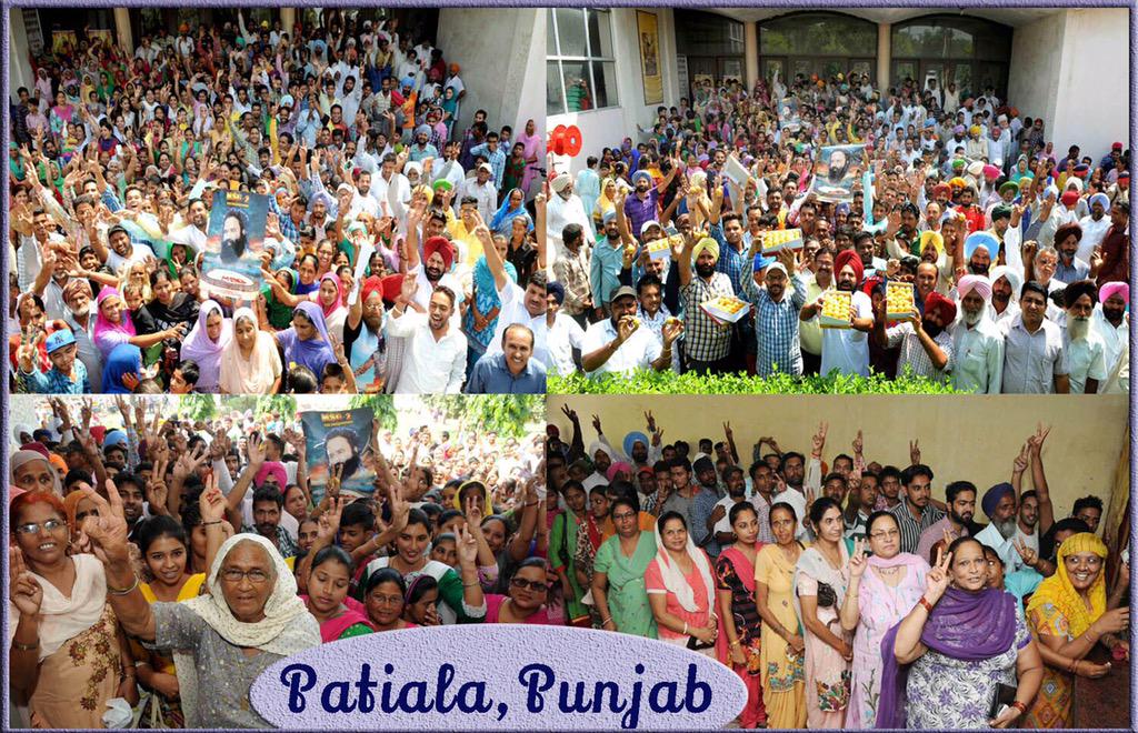 High-Spirited Fans in Patiala ravishing wid immense delight! Magic of #MSG2In100CrClub quickly running far and wide!