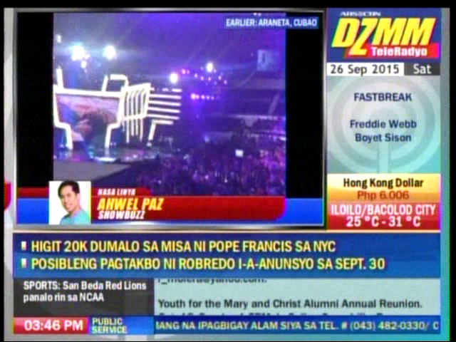 DZMMTeleRadyo tweet picture