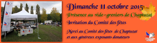 JeanClaudeMerle's tweet photo. #SecoursPopulaireAigueperse au #vide-grenier de #Chaptuzat (63) dimanche 11 octobre 2015 http://t.co/ZQDlhgNWuD