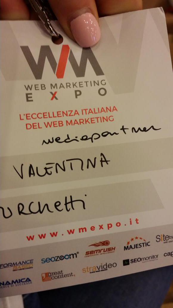 Valentina_85's tweet photo. #seobuzz media partner del #wmexpo ! #padova #mediapartner #webmarketing http://t.co/W4Y1AK4aMm