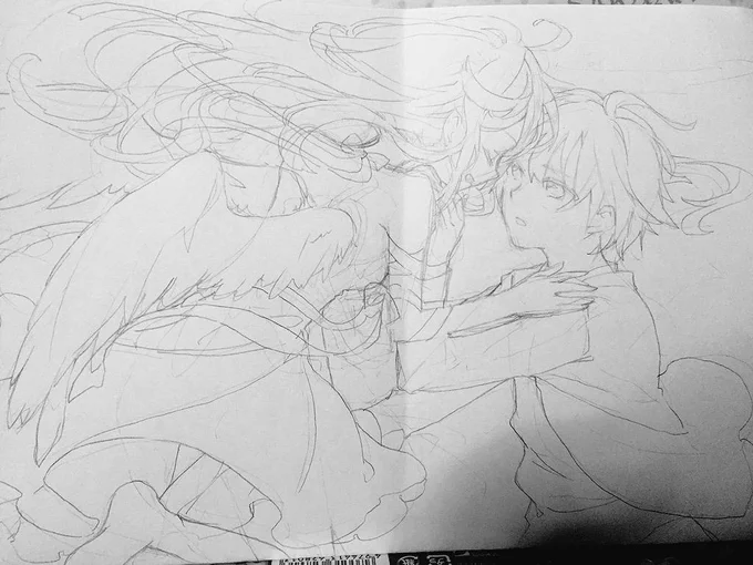 天使を描きたい病 #イラスト基地 