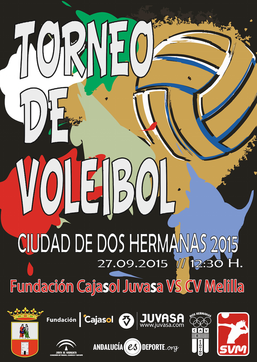 Nueva edición del Torneo Ciudad de Dos Hermanas: Fundación Cajasol Juvasa Voley-C.V. Melilla montequintoinforma.es/2015/09/26/nue…
