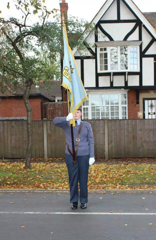 Just over a year ago, my daughter carried 119(Scunthorpe) Sqn Banner, the ATC joined local Sea Cadets for a parade.