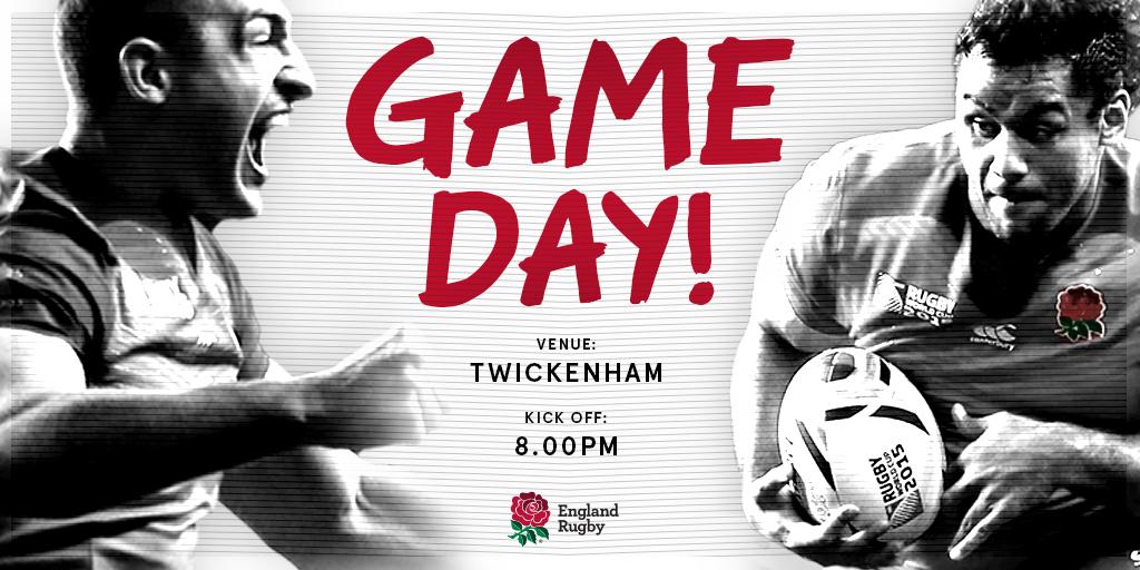 GAME DAY!

Retweet to show your support for England as we prepare for a huge clash against Wales #carrythemhome