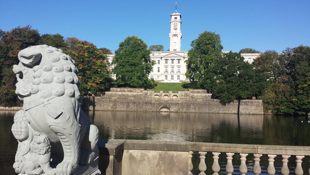 UoNMScFPM's tweet photo. Welcome to our International #UoNMScFPM students - have you seen the stone lions gifted from Ningbo @UniofNottingham http://t.co/LesZo9Eeo8