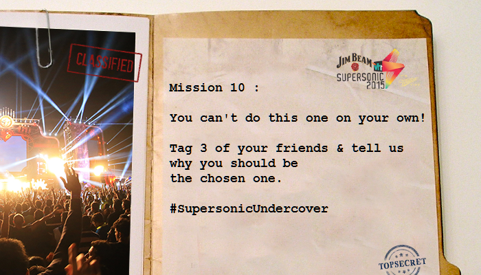 Vh1Supersonic's tweet photo. This gets personal now Agent!
Choose your answers wisely.
#SupersonicUndercover http://t.co/ecqXOuY0Fy