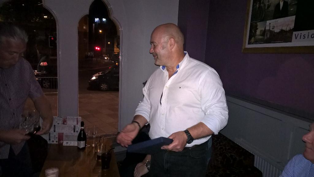 A few photos from Kenny's leaving do in Cardiff last night.