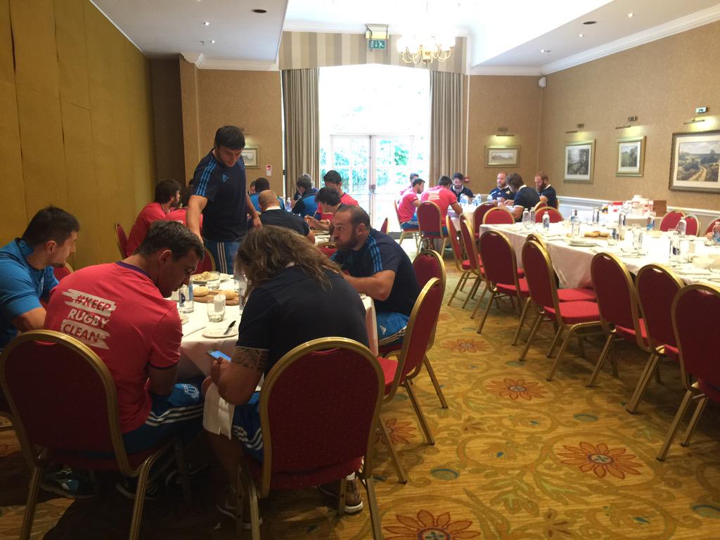 È #KeepRugbyClean day! Gli Azzurri #Italrugby in prima fila nella lotta al doping! #ITAvCAN #RWC2015 #insieme