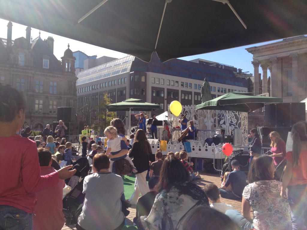 TJWaller's tweet photo. #BhamWE #stringcredibles it's like a Brummy baby proms! http://t.co/kenG1eMipV