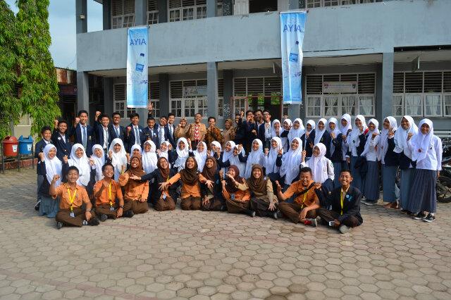 Selamat datang SMAN 1 Guguak kabupaten 50 koto di SMAN 4 Padang dalam rangka studytour osis/mpk sman1 guguak