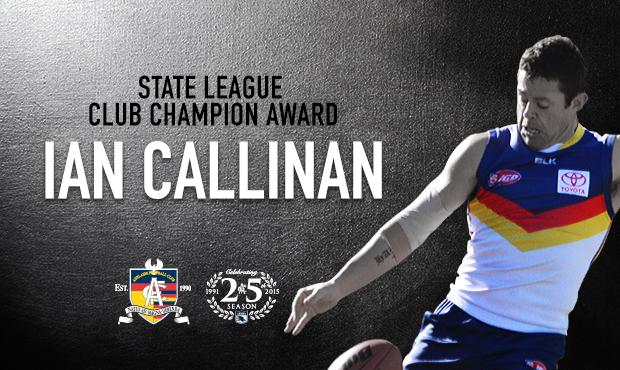 Adelaide_FC's tweet photo. Callinan has now won five B&amp;Fs at State League level http://t.co/TyEizE7LJ2 Congrats @callinan37! #blightmedal http://t.co/ShsnvV5yi6
