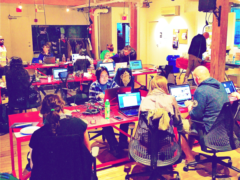DMGToronto's tweet photo. #DreadJam-ers are down to business. The cheerful sun will not distract us. http://t.co/ygfw9Gc4TG