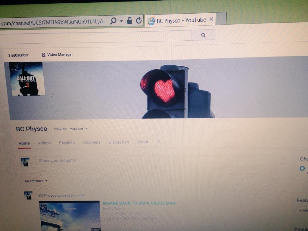 BCphysco's tweet image. GO CHECK OUT MY YOUTUBE CHANNEL!