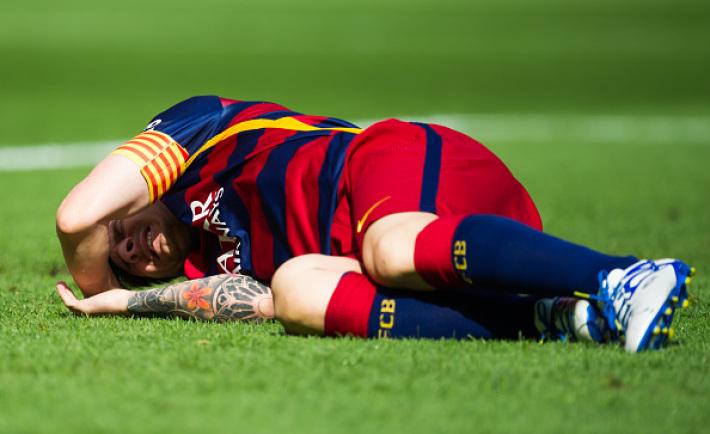 Messi Injured For 8 Weeks