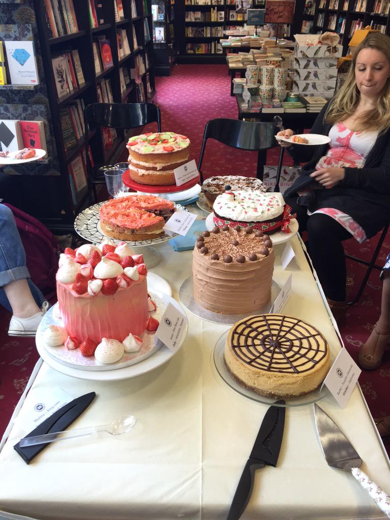 Huge thanks to the lovely @WaterstonesWTB for hosting our <a href="/clandestinecake/">Tiana Russell</a> 'Year of Cake' party today! 🎉🎂🎉