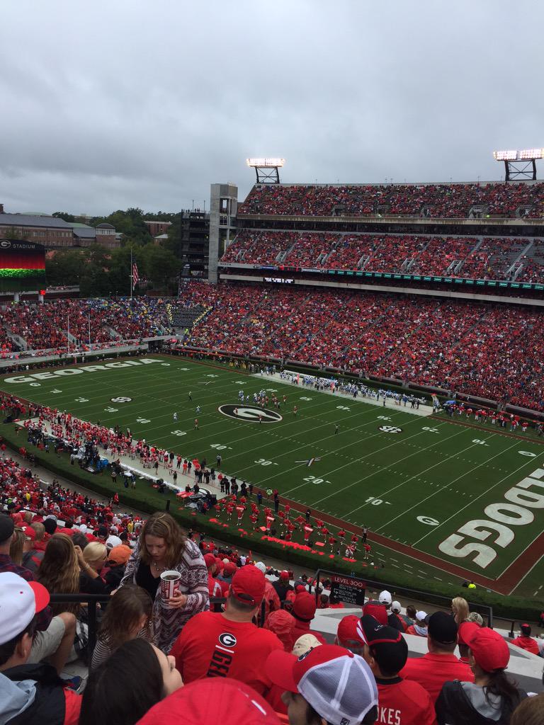 First time between the hedges.