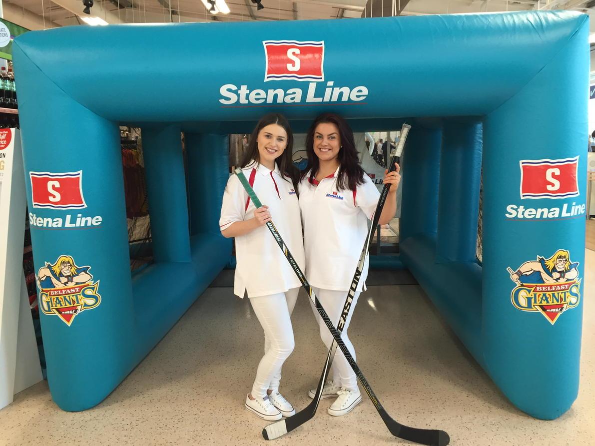 carlaflowerbomb's tweet photo. #belfastgiants #stenalineuk #stenalineie come down and give it a shot! #lbvgmarketing #promotions #northernireland http://t.co/v0YHKS8sLj