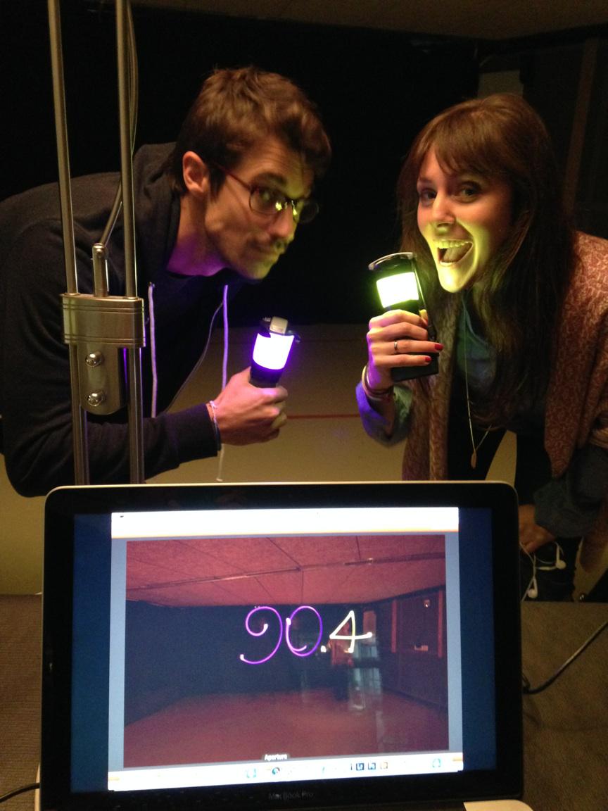 Les scootéristes sont à l'Espace des Inventions et ils ont produit leur première œuvre ! #lightpainting #ndmlp15 90.4