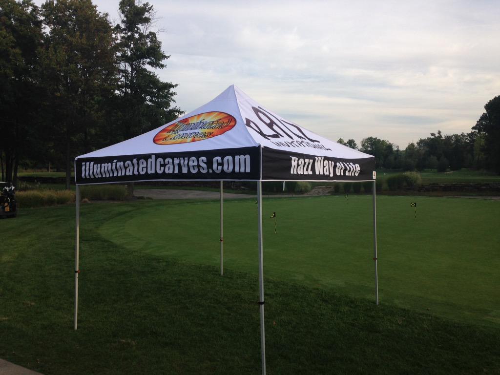 Brought out my tent this morning for Men's Closing Day #razzwayoflife <a href="/StoneWaterGC/">StoneWater Golf Club</a>