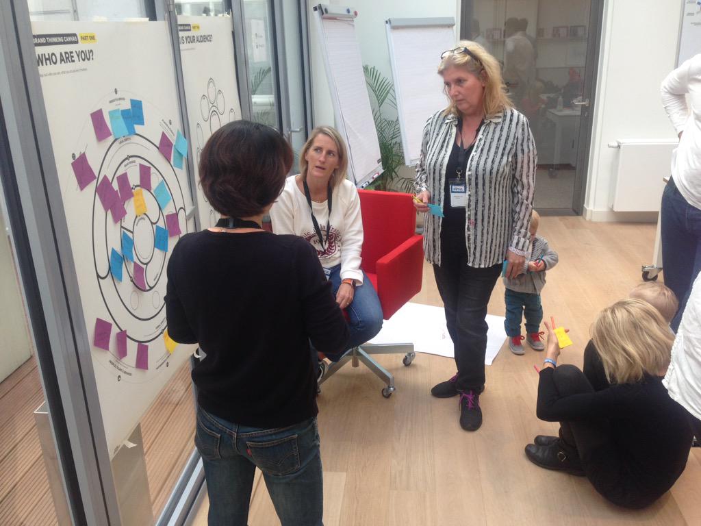 AnneMiltenburg's tweet image. Participants of all ages at my brand strategy workshop @THNK_org #FSTVL