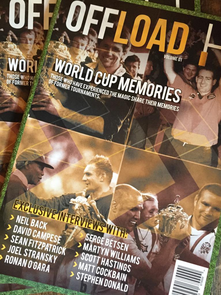 CabbagePatchPub's tweet image. Rugby's new magazine @OffloadMagazine on sale here today!