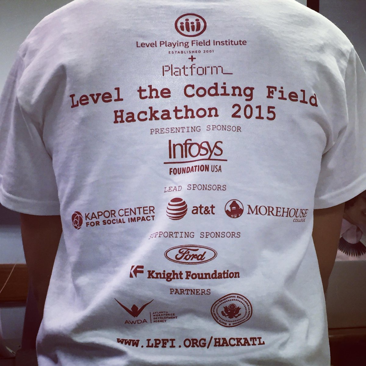 SMASHprogram's tweet image. Our sponsors have our back at the #LeveltheCodingField hackathon. Thx for the support! #LPFIHacktivist