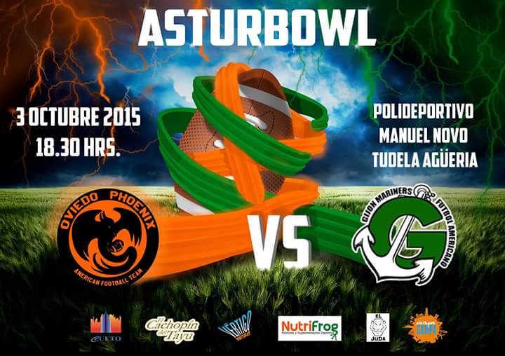 oviedophoenix's tweet photo. Empieza lo bueno! Phoenix se estrena ante @gijonmariners #GoPhoenix 💪🏈 http://t.co/0tkrwT82x3